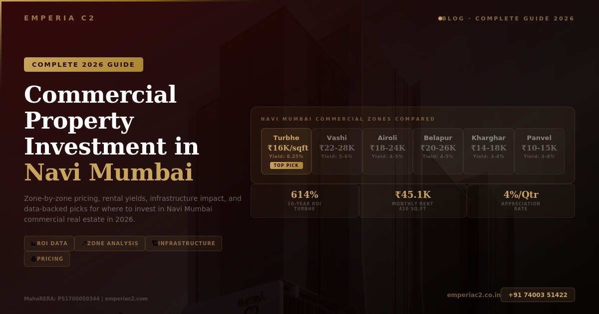 Commercial Property Investment in Navi Mumbai: The Complete 2026 Guide