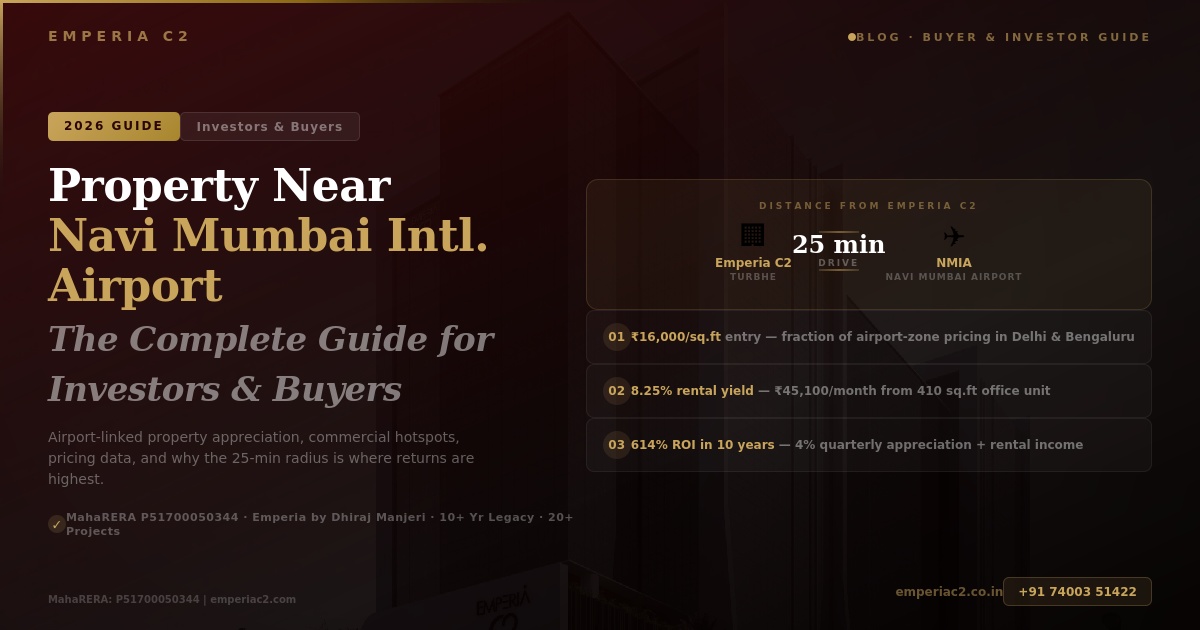 Property Near Navi Mumbai International Airport: The Complete 2026 Guide for Investors & Buyers